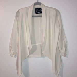 Love Tree | White Flowy Blazer Size M